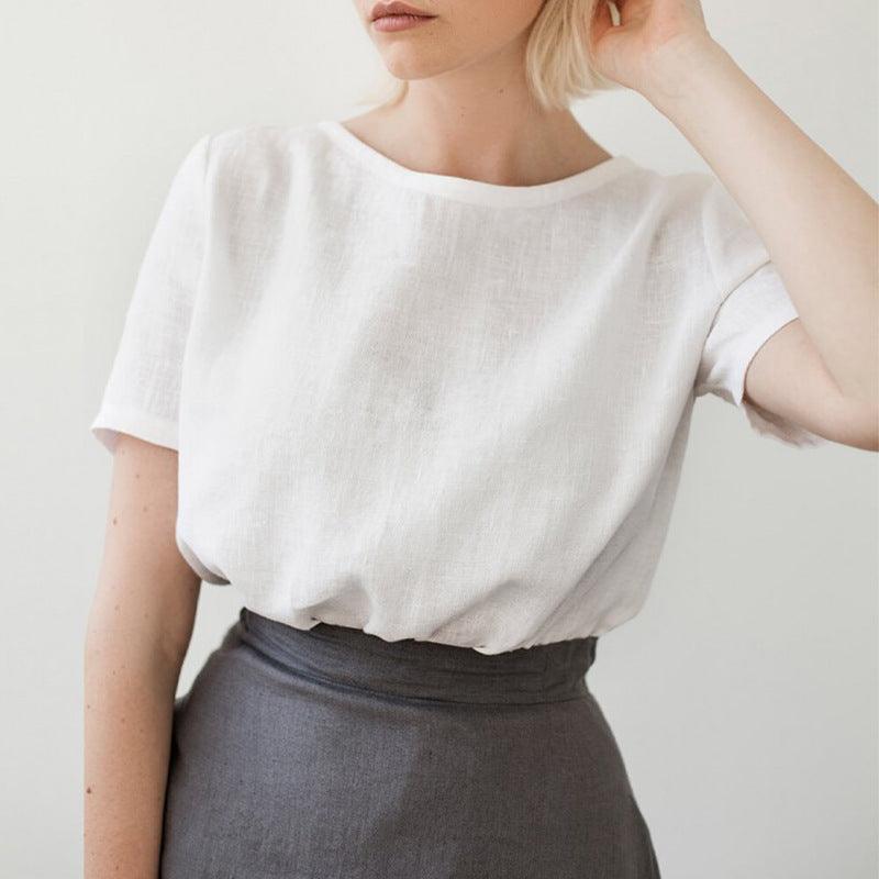 SIMPLE T SHIRT TOP - PRIBO