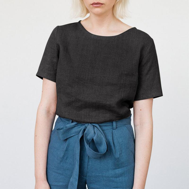 SIMPLE T SHIRT TOP - PRIBO
