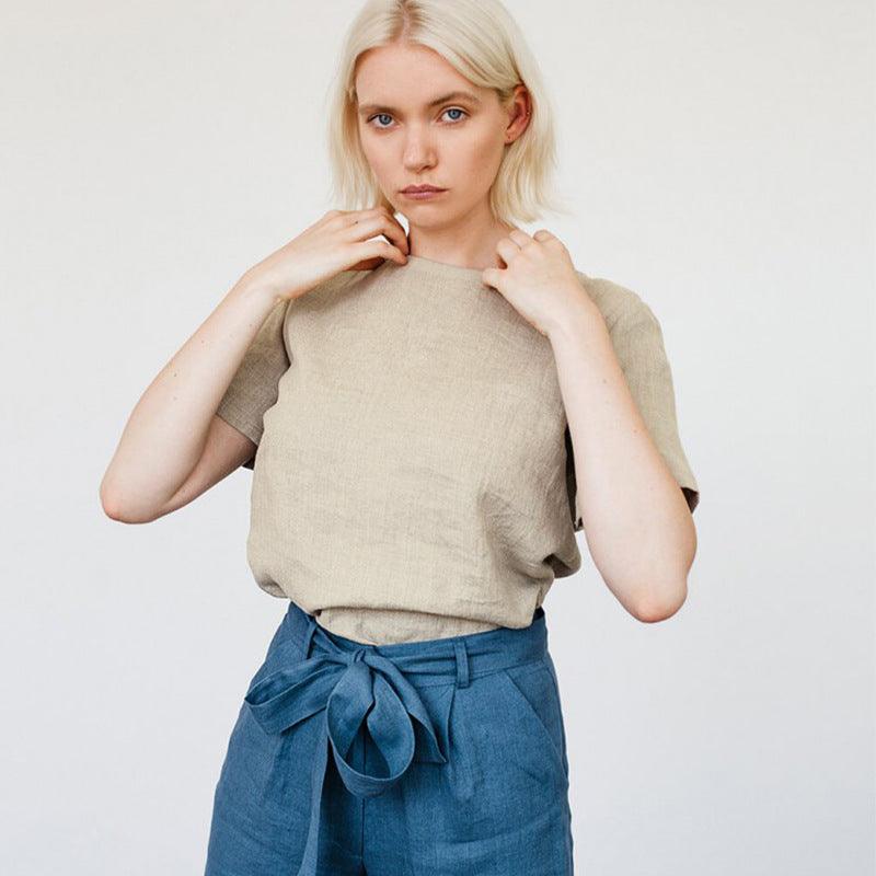 SIMPLE T SHIRT TOP - PRIBO