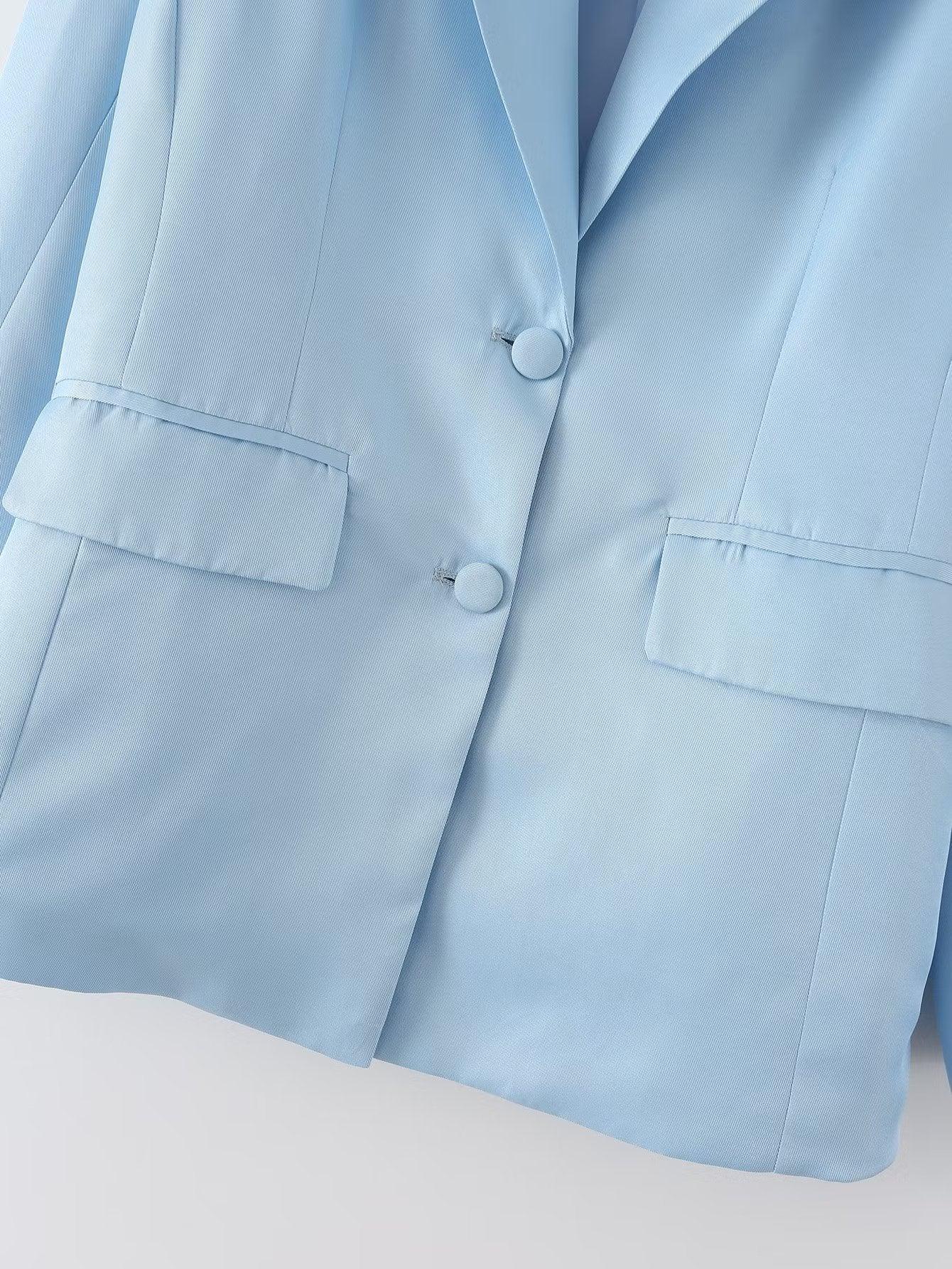 SOLID BLAZER - PRIBO