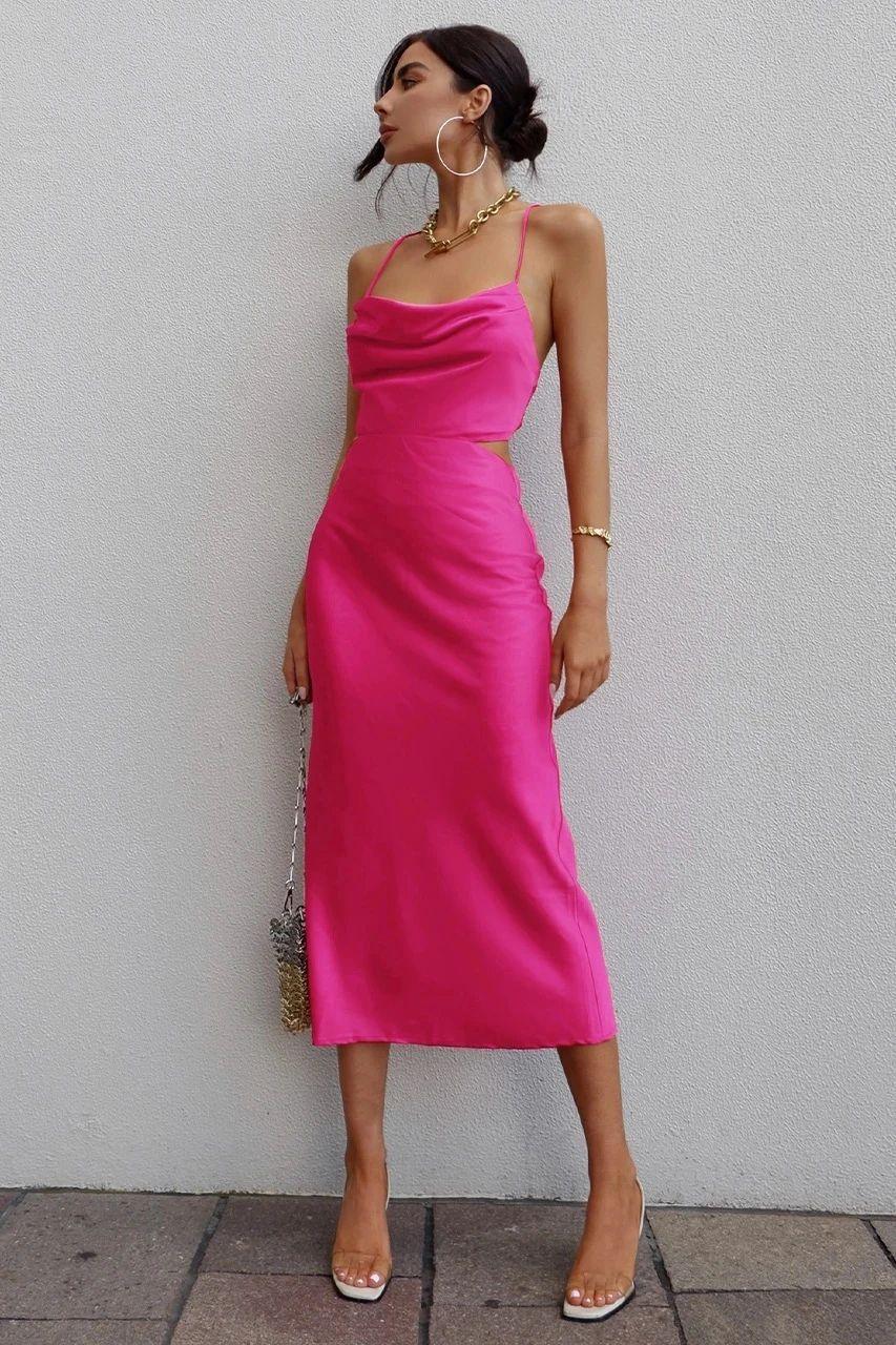 SOLID SLIM DRESS - PRIBO