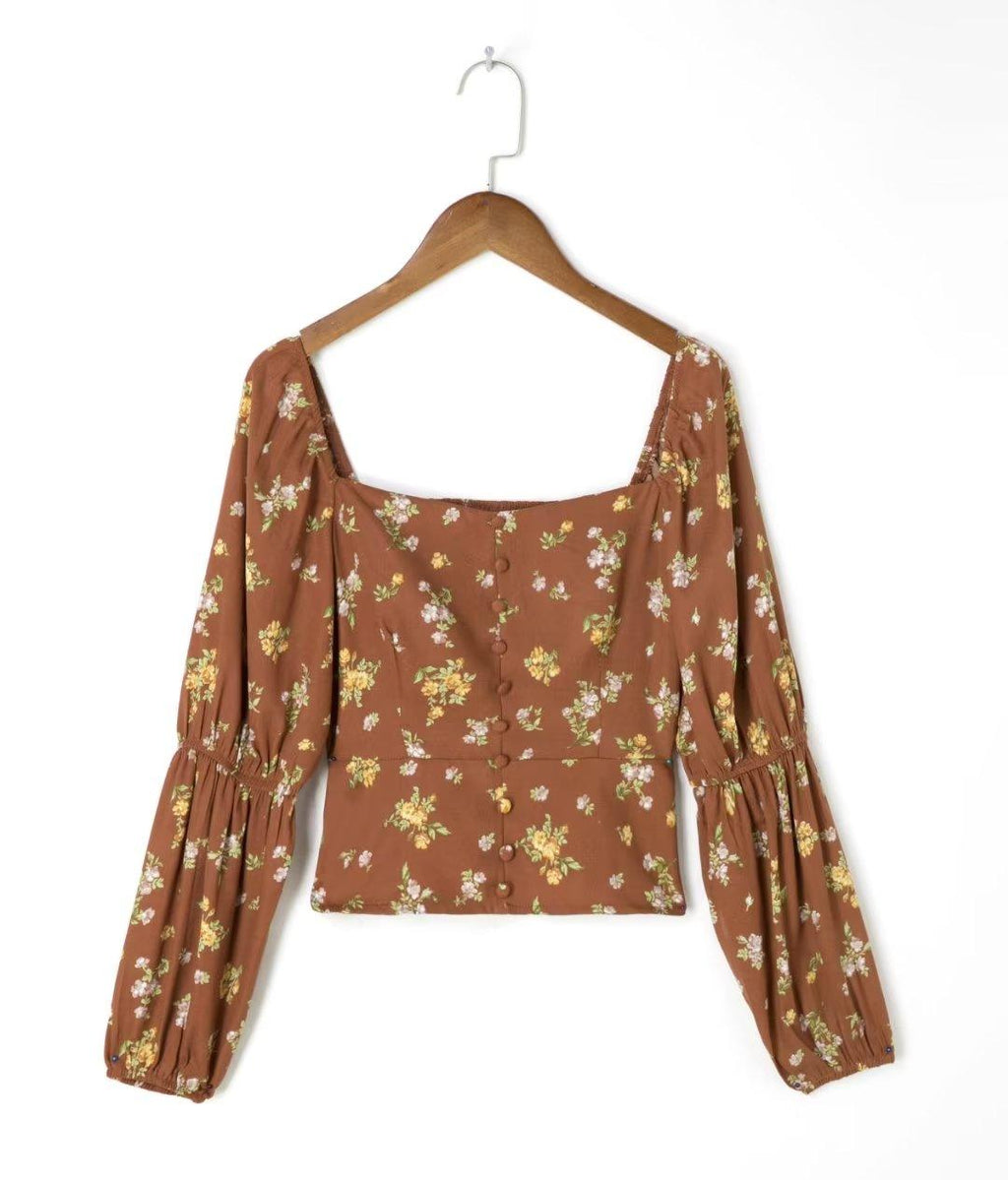 SQUARE NECK TOP - PRIBO