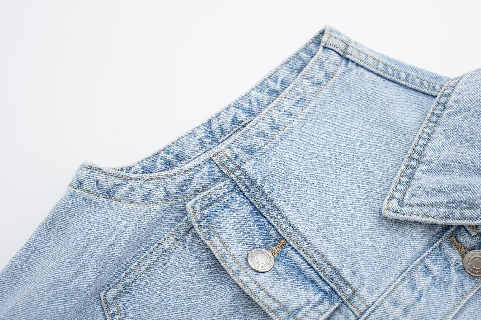 STRAIGHT DENIM DRESS - PRIBO