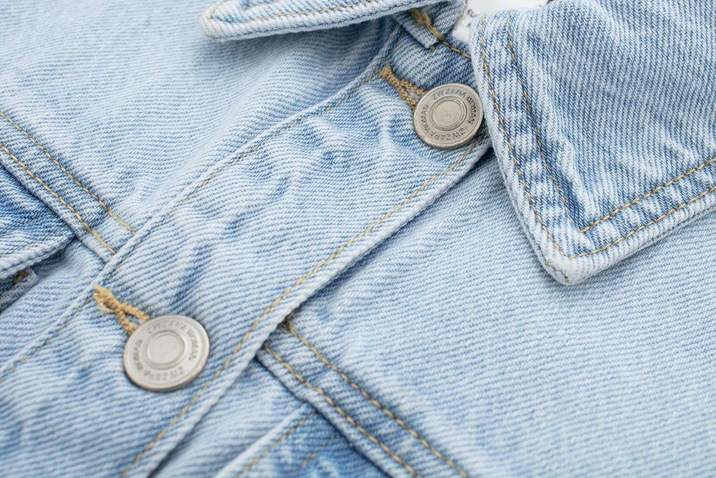STRAIGHT DENIM DRESS - PRIBO