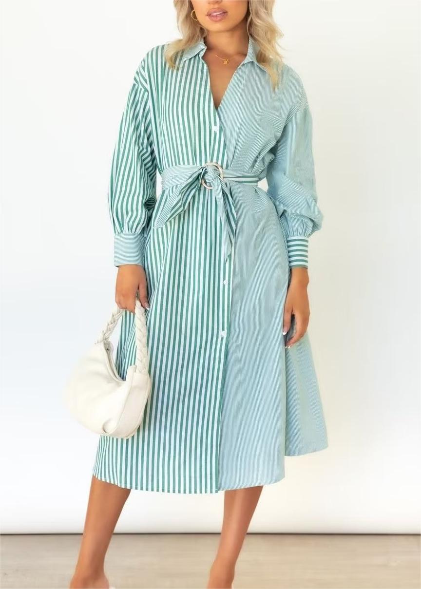 STRIPED DRESS - PRIBO
