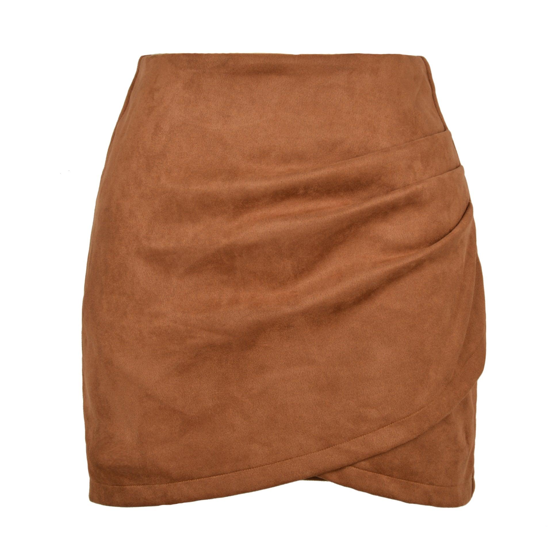 SUEDE SKIRT - PRIBO