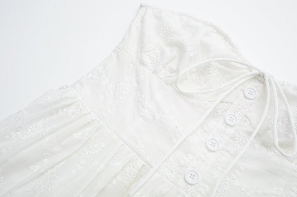 SUMMER WHITE DRESS - PRIBO