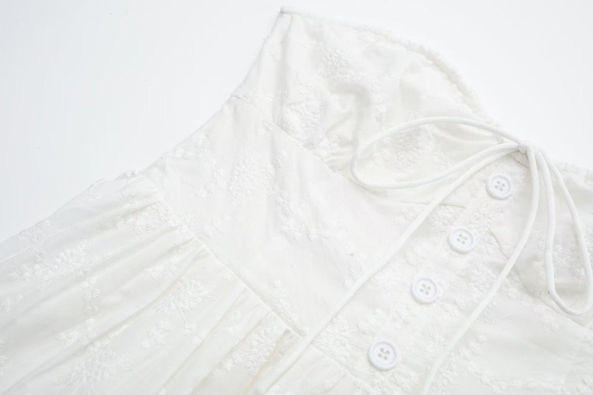 SUMMER WHITE DRESS - PRIBO