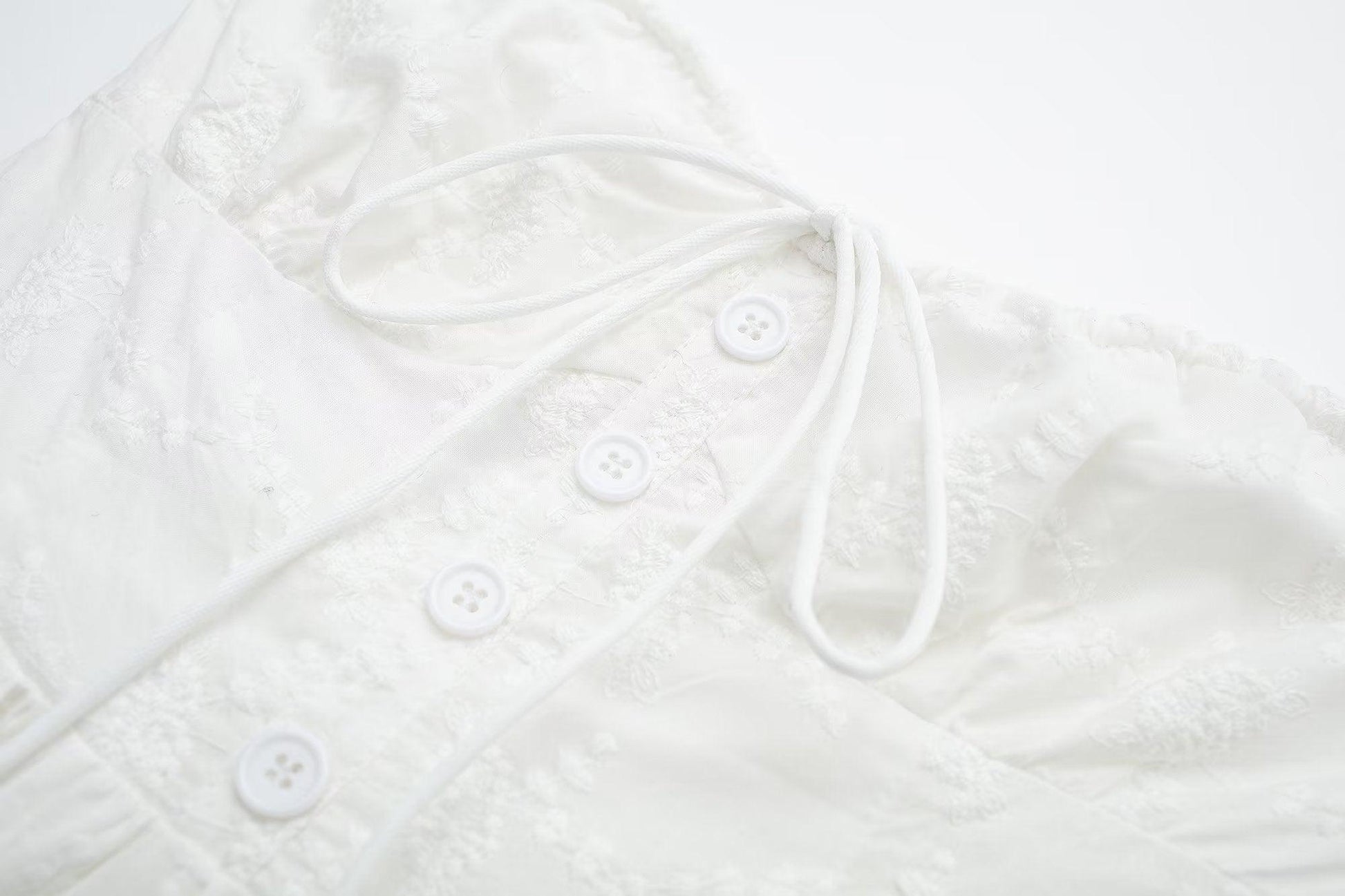 SUMMER WHITE DRESS - PRIBO