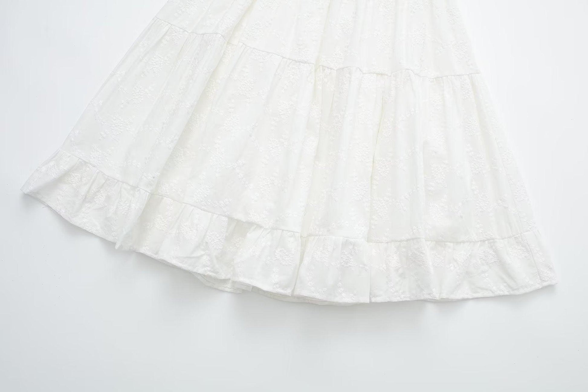SUMMER WHITE DRESS - PRIBO