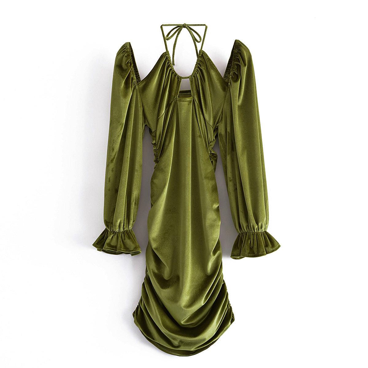 VELVET DRESS - PRIBO