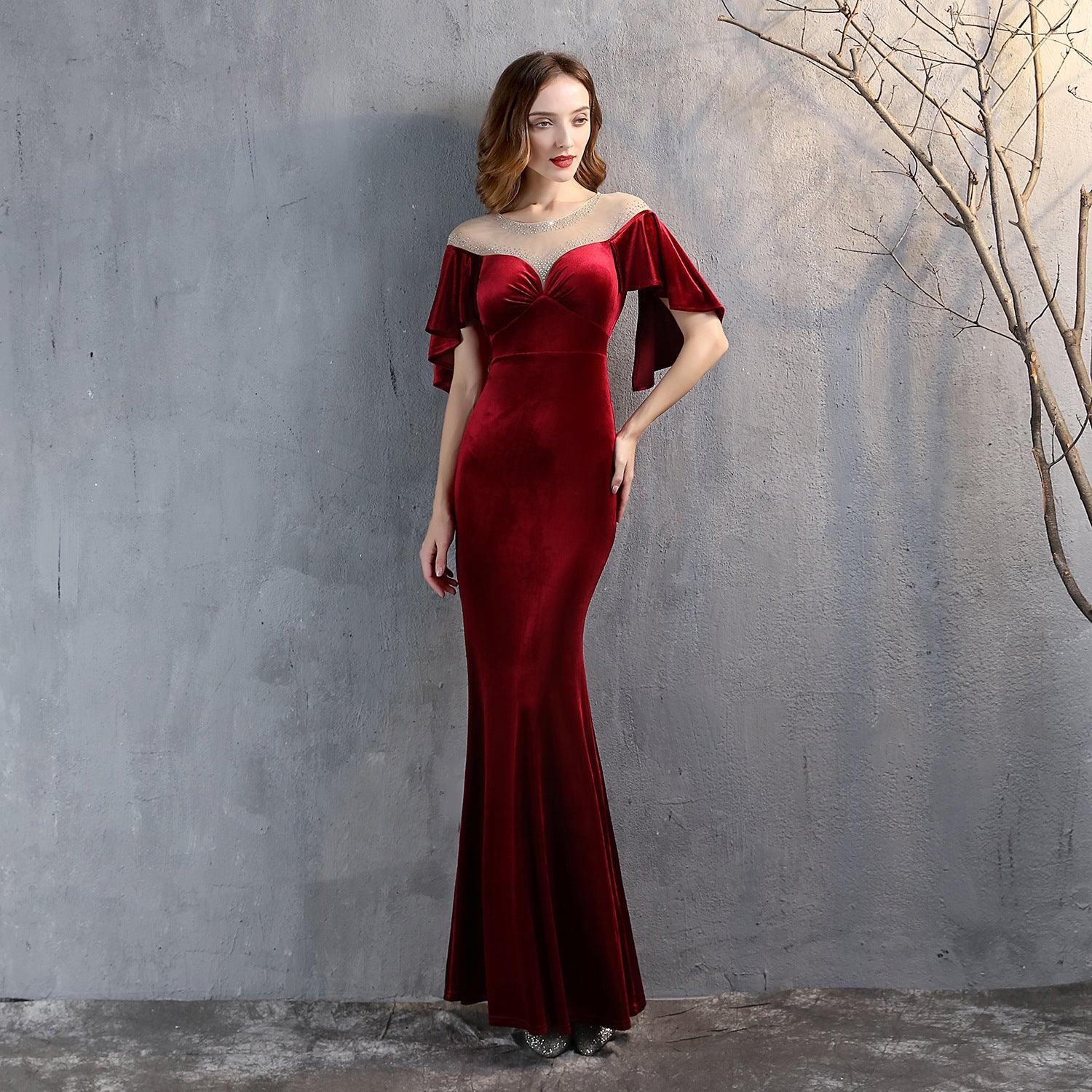 VELVET DRESS - PRIBO