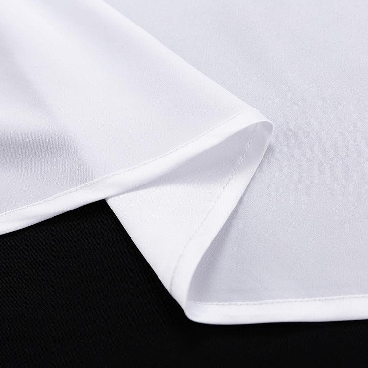 WHITE SATIN DRESS - PRIBO