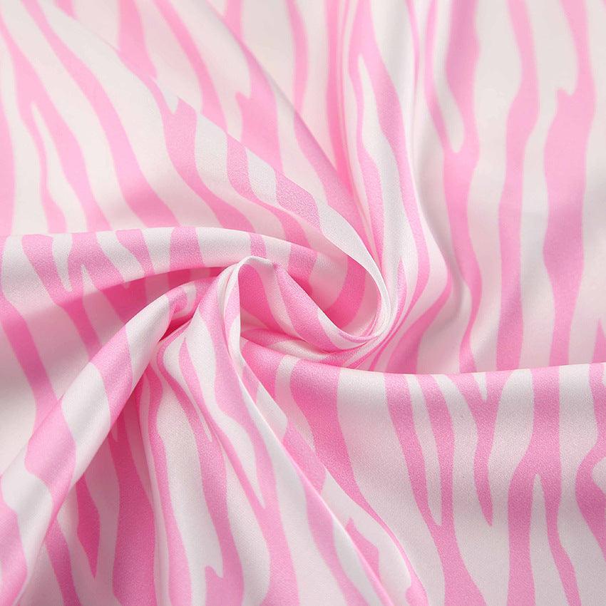 ZEBRA PINK MAXI SKIRT - PRIBO