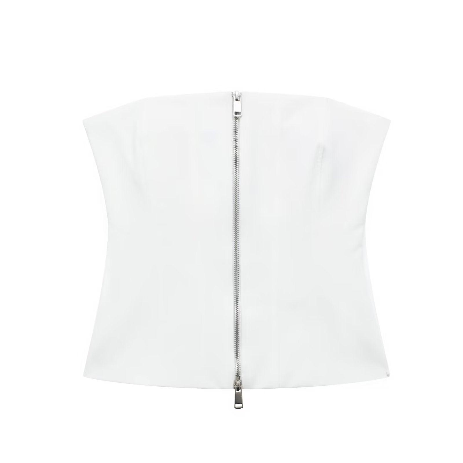 ZIPPER TUBE TOP - PRIBO