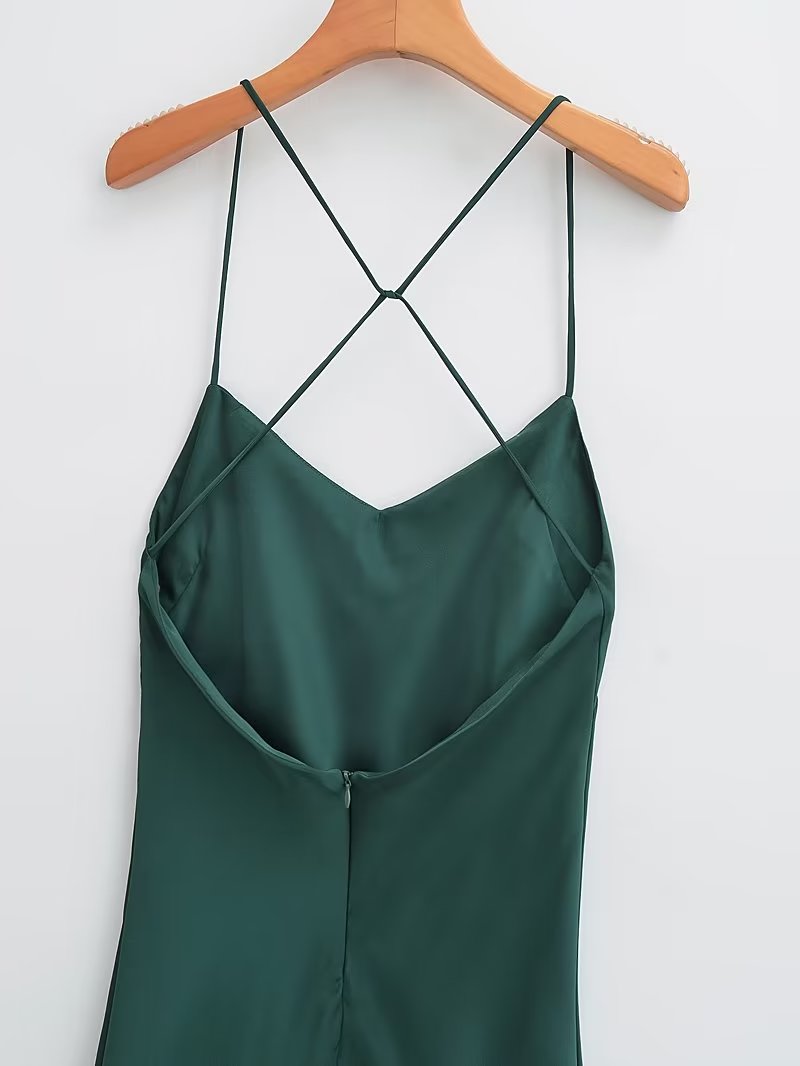 BACKLESS STRAP DRESS