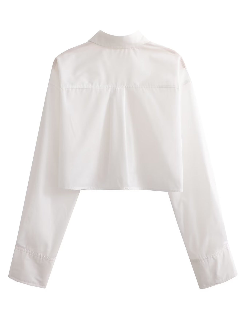 LONG SLEEVE CROP SHIRT