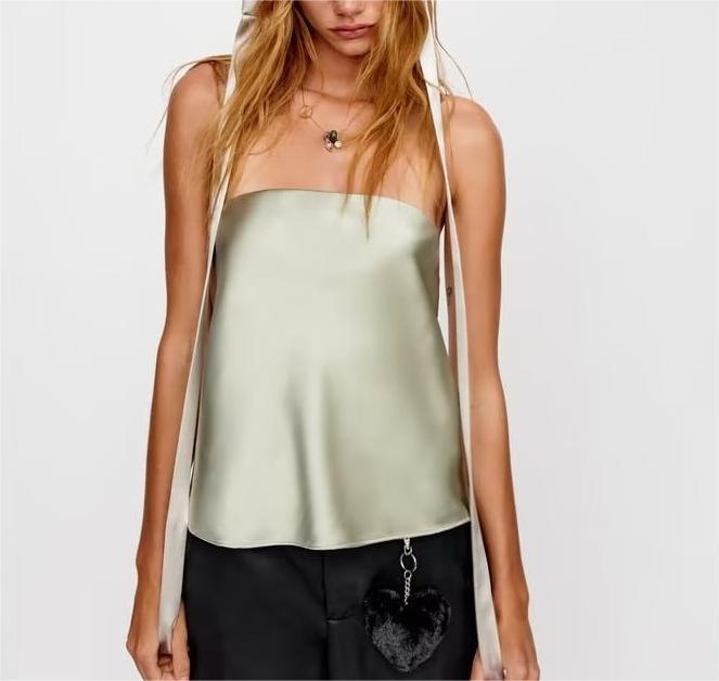 SATIN TUBE TOP