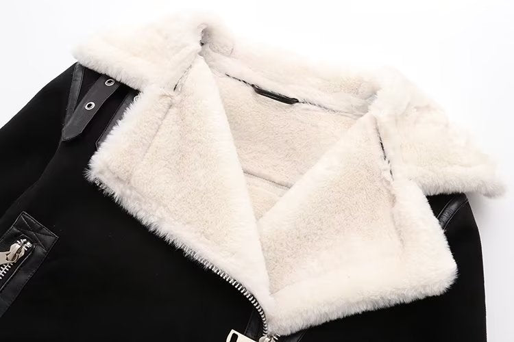 Double Sided Warm Shearling Jacket