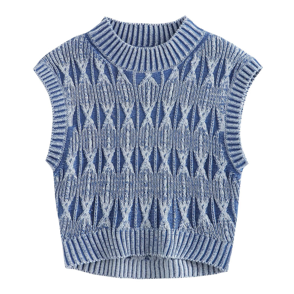 GEOMETRIC CROP TOP