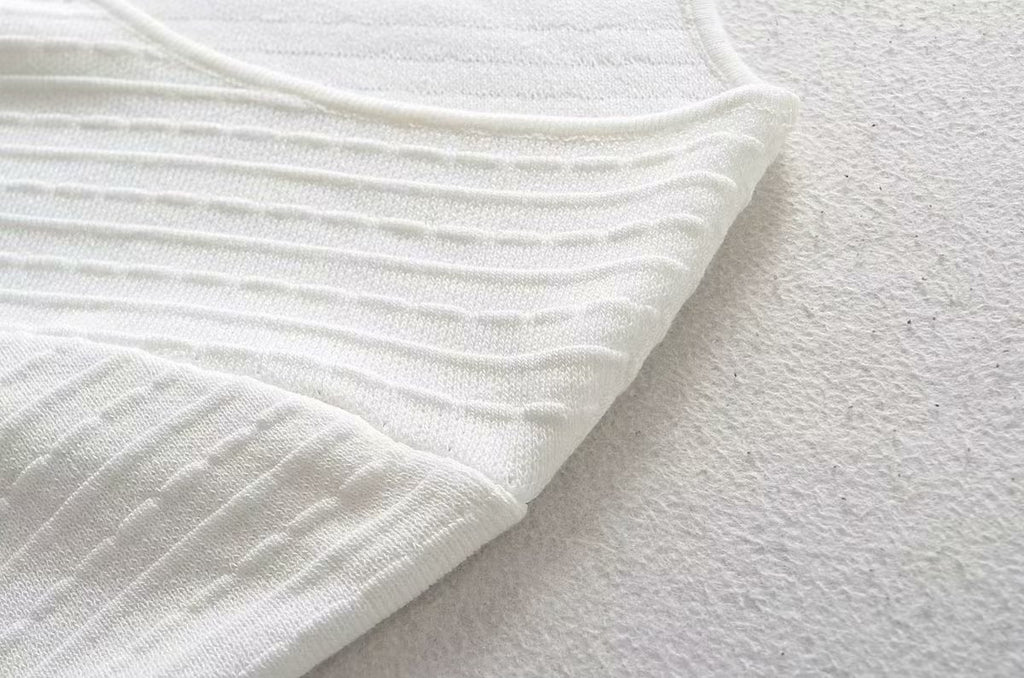 French Dress White Mini Dress