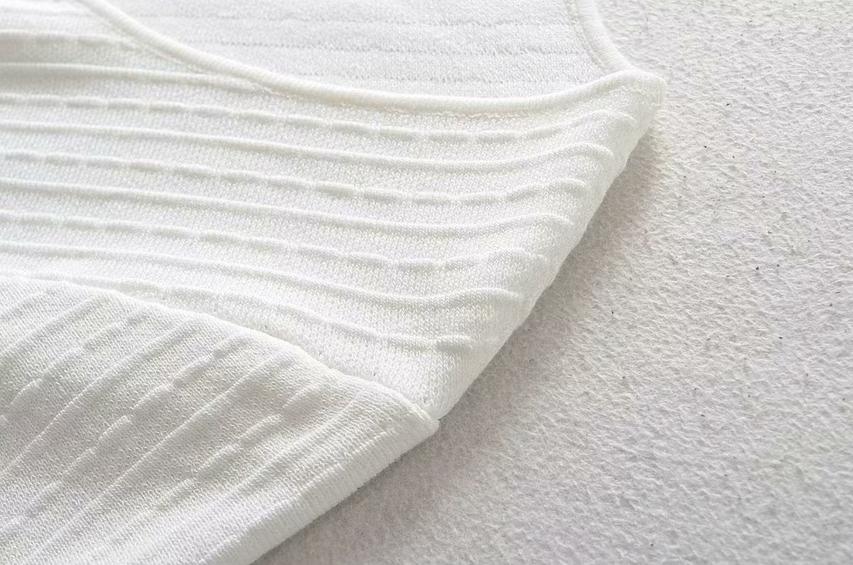 French Dress White Mini Dress