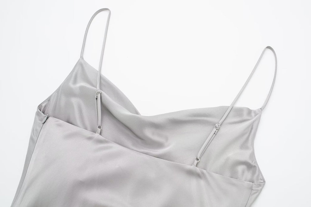 MAXI SATIN DRESS