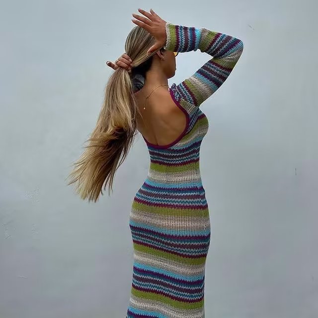 STRIPED DRESS