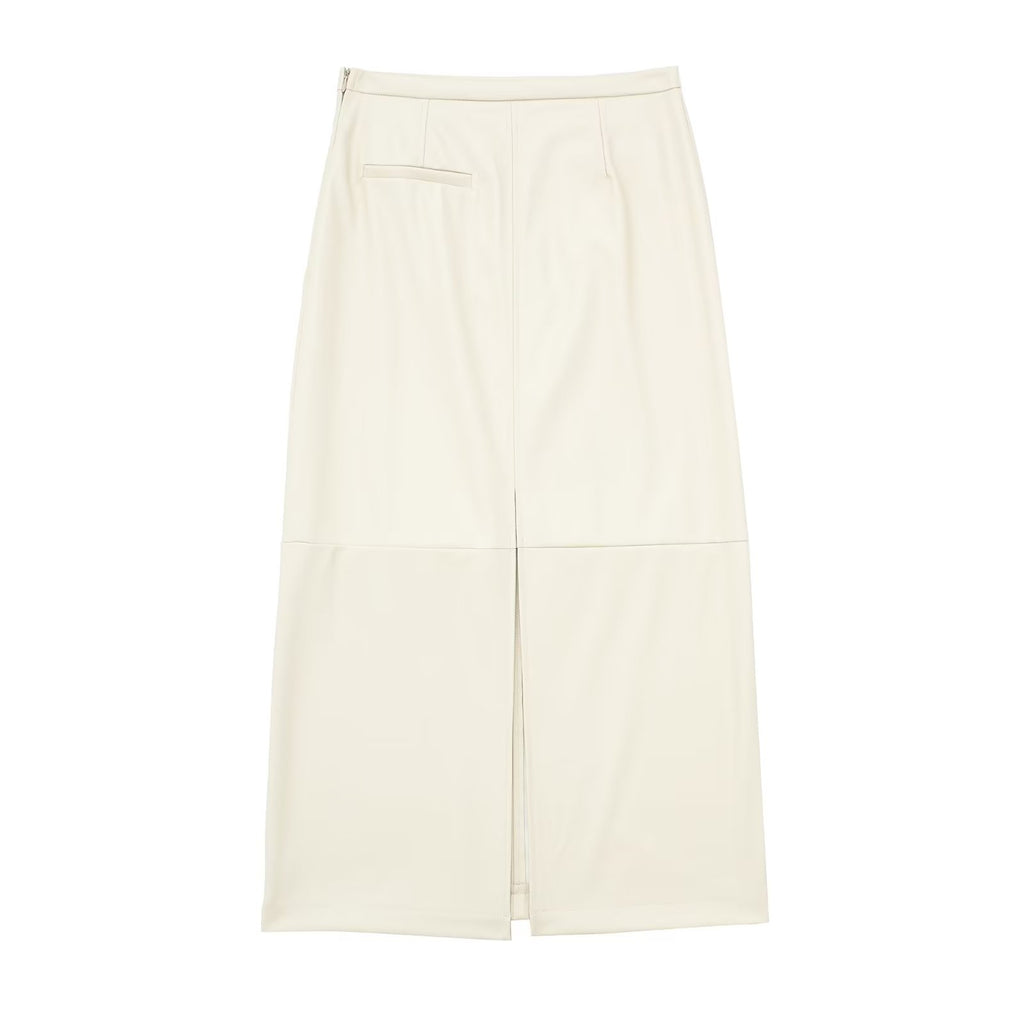 Faux Leather Skirt