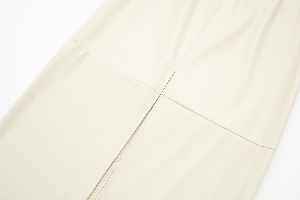 Faux Leather Skirt