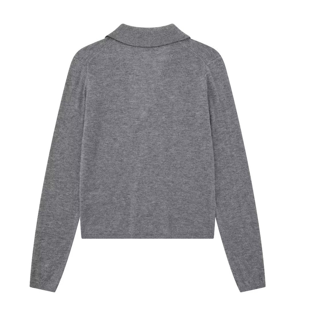STRAIGHT POLO SWEATER