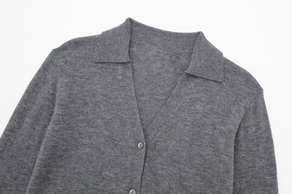 STRAIGHT POLO SWEATER