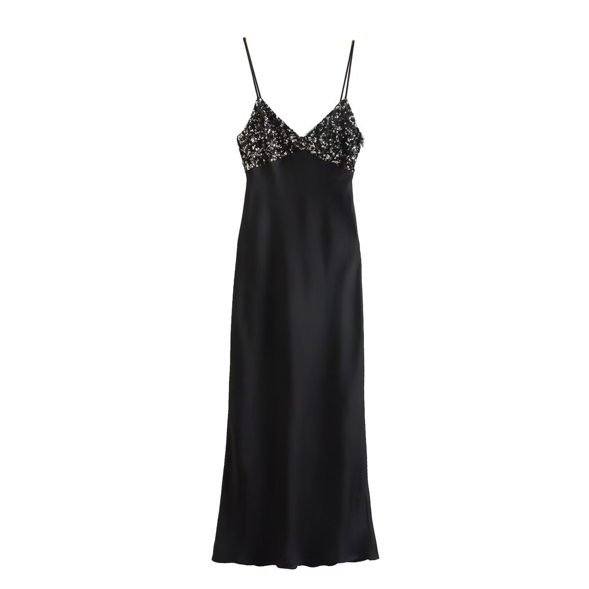 BLACK SPARKLING DRESS