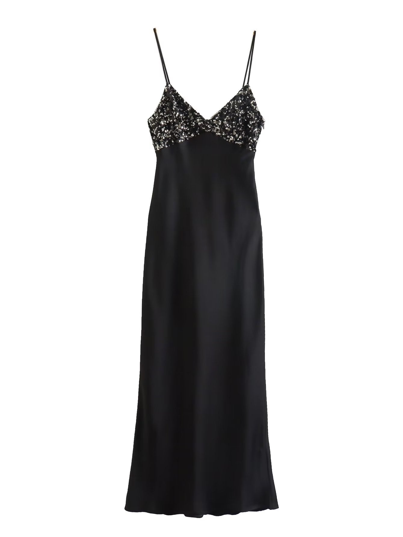 BLACK SPARKLING DRESS