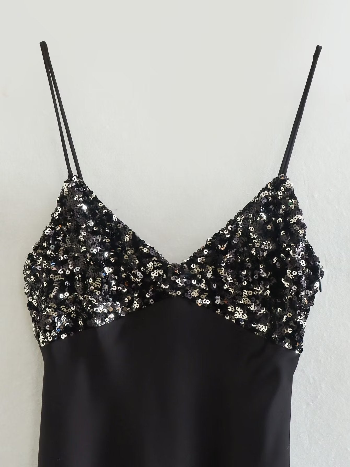 BLACK SPARKLING DRESS