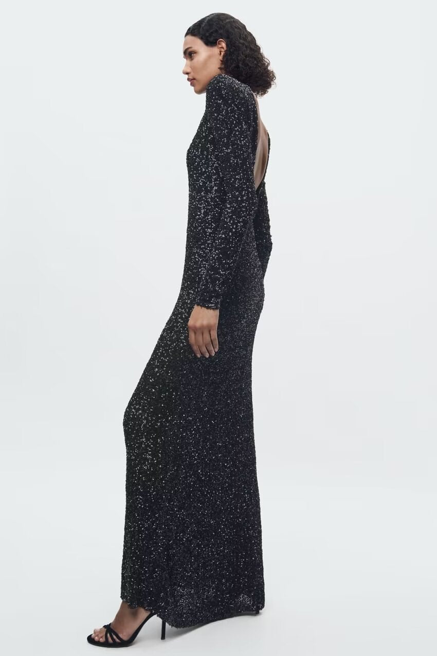 BACKLESS FORMAL DRESS