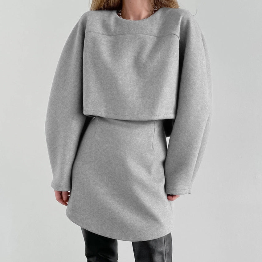 TWO PIECE FRENCH LUXURY GRAY SET