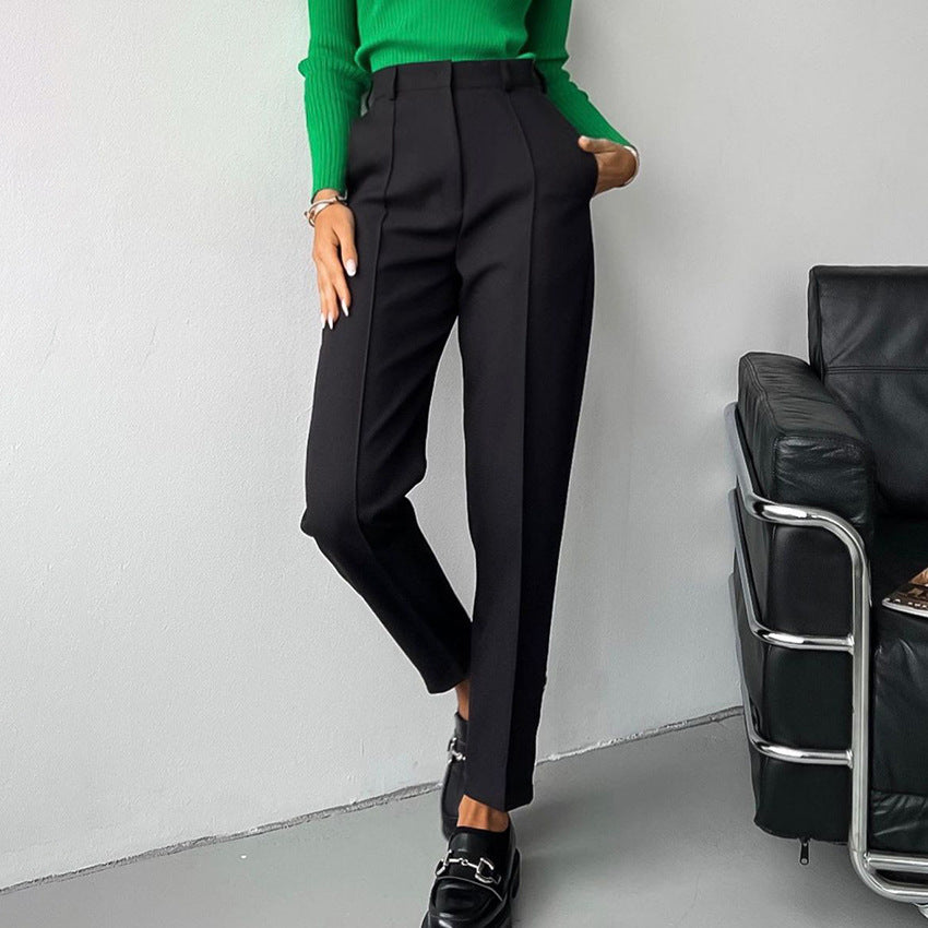 HIGH RISE STRAIGHT PANT